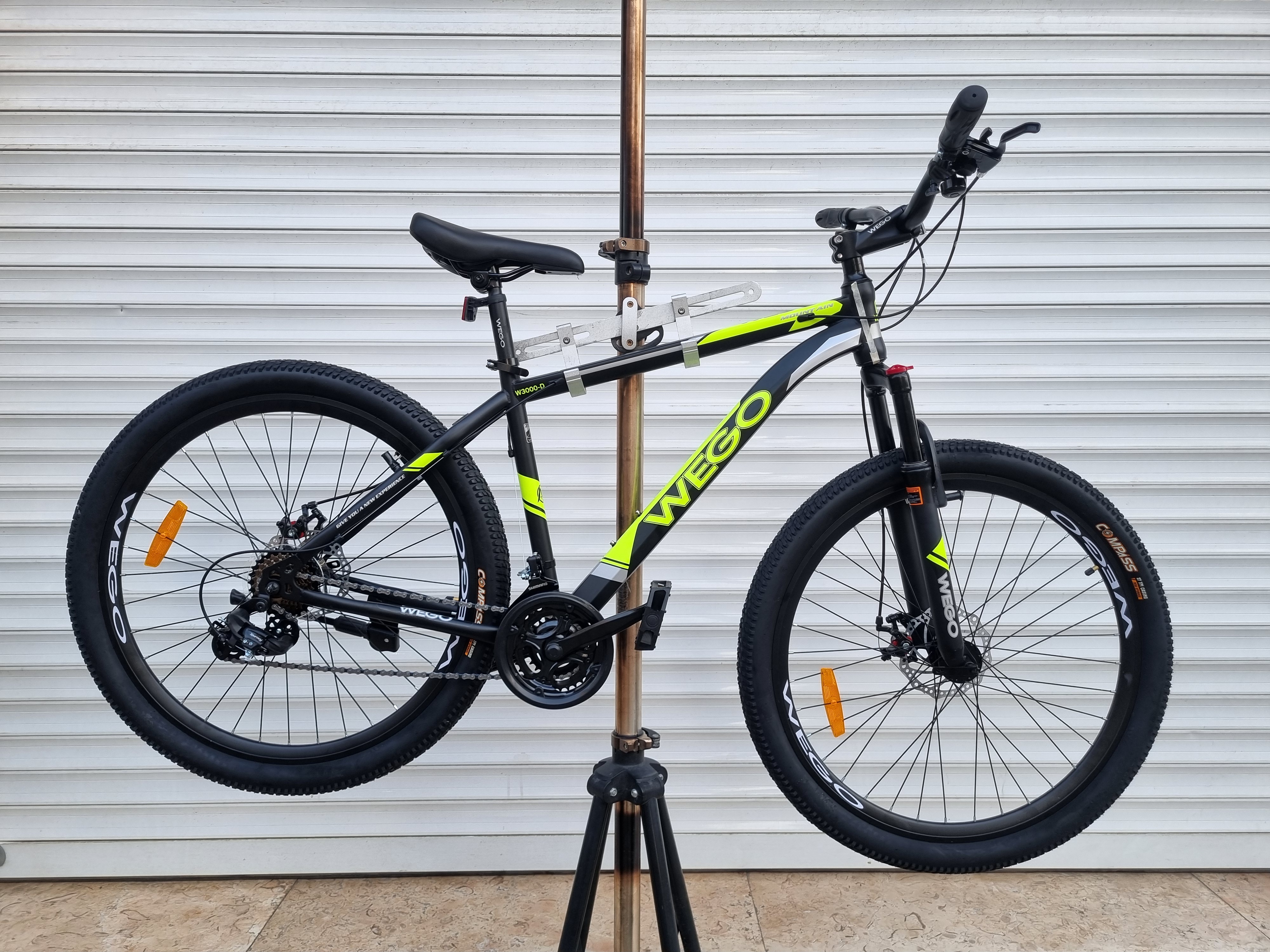 دوچرخه26ویگو ترمز دیسکی دوشاخ قفل شو تنظیمی